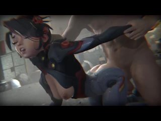 3d porno hentai fucks an employee of the space station